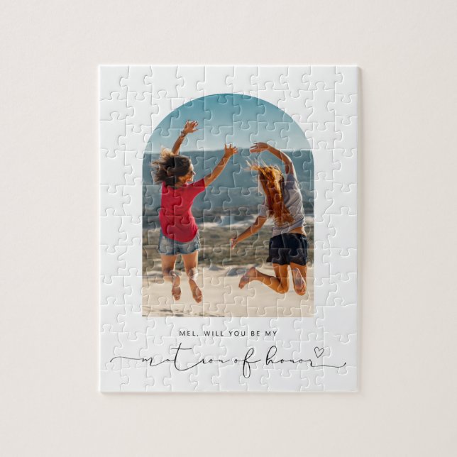 Arch ram kommer att bli min saga. pussel (Vertikal)