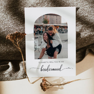 Arch Ram Photo kommer du att bli mitt bridesmedalk Tack Kort