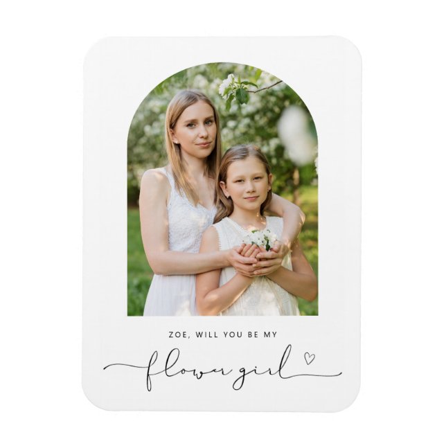 Arch ram ska du bli min blomstermagnet magnet (Vertikal)