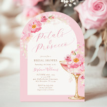 Arch Rosa Petals och Prosecco Möhippa