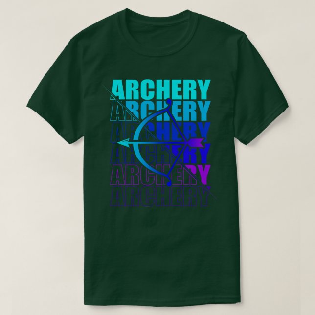 Arch Sport Archer Archer Arkery Arch Arch Bow 9 T Shirt (Design framsida)