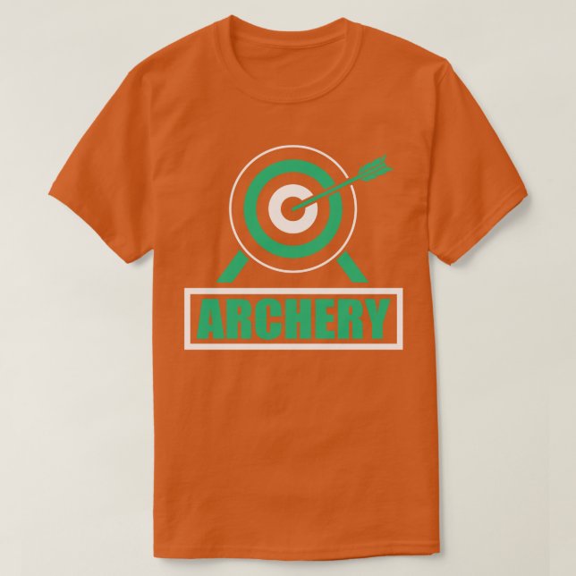 Arch Sport Archer Arrow and Bow (14) T Shirt (Design framsida)