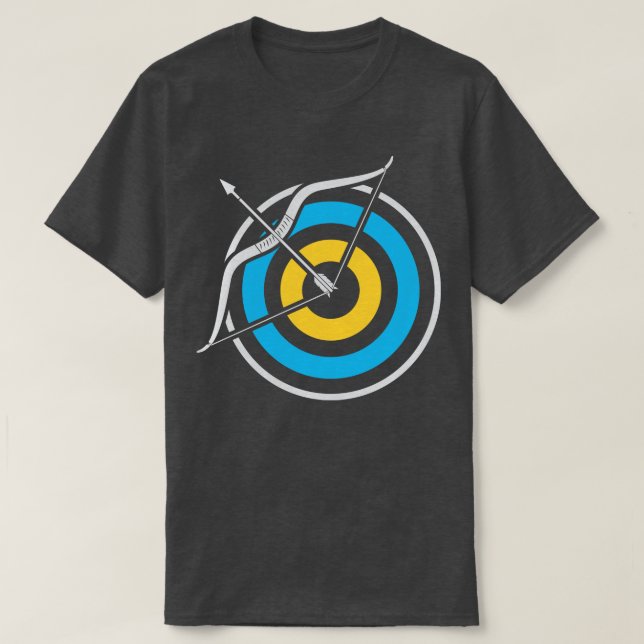 Arch Sport Archer Arrow and Bow (17) T Shirt (Design framsida)