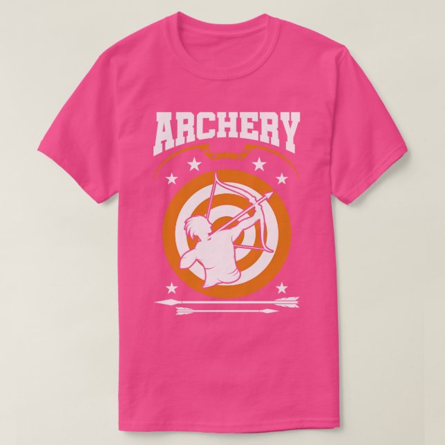 Arch Sport Archer Arrow and Bow (18) T Shirt (Design framsida)