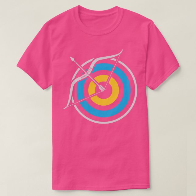 Arch Sport Archer Arrow and Bow (23) T Shirt (Design framsida)
