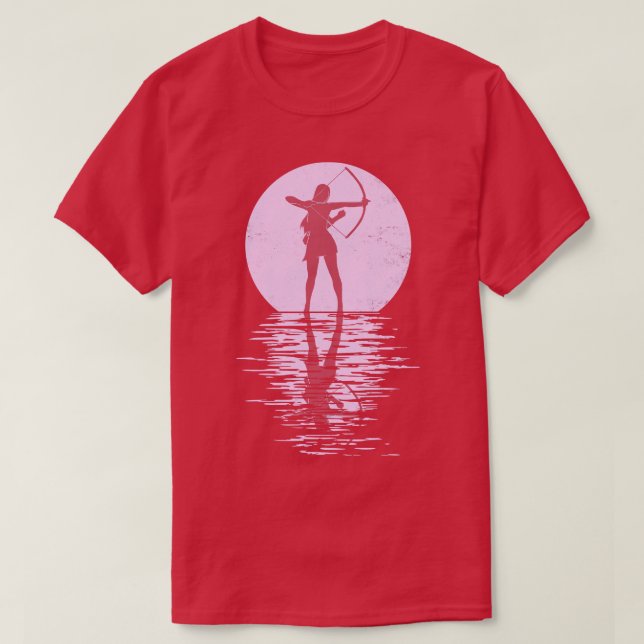 Arch Sport Archer Arrow and Bow (2) T Shirt (Design framsida)