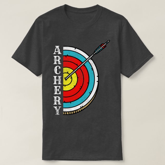 Arch Sport Archer Arrow and Bow 44 T Shirt (Design framsida)