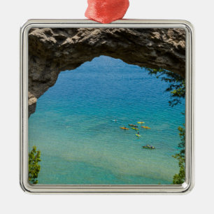 Arch Sten Canoeing Julgransprydnad Metall