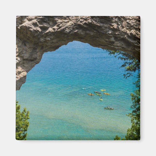 Arch Sten Canoeing Magnet (Framsidan)