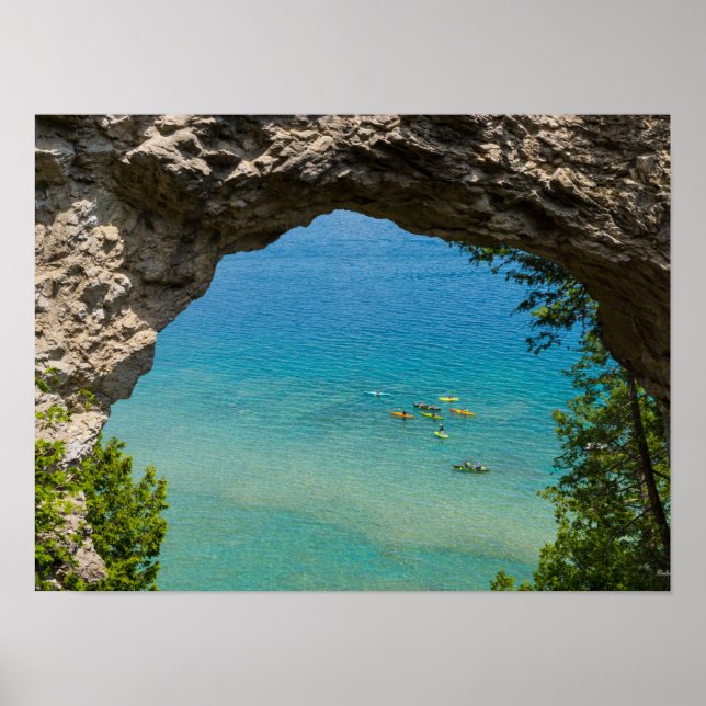 Arch Sten Canoeing Poster (Framsidan)