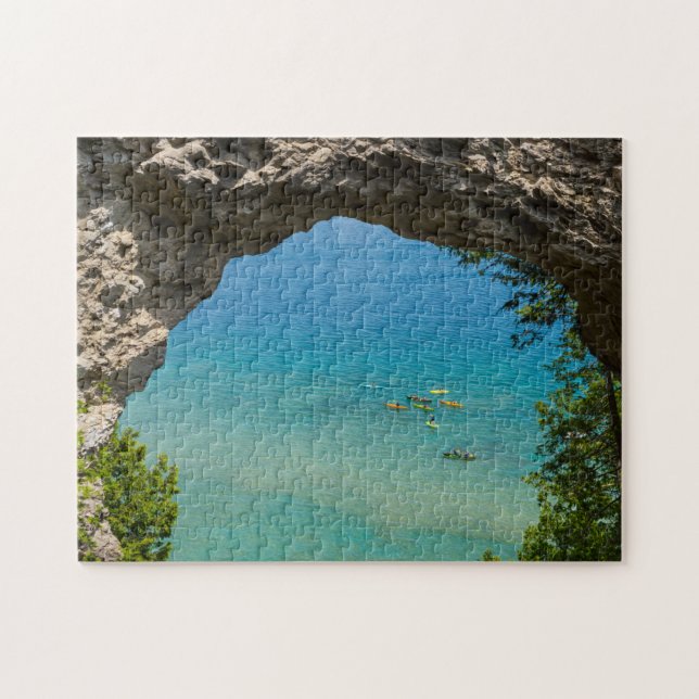 Arch Sten Canoeing Pussel (Horisontell)