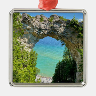 Arch Sten Mackinac Island Ceramic Ornament