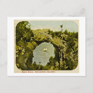 Arch Sten, Vintagen Mackinac Vykort