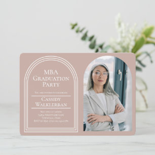 Arch Student MBA Photo Studenten Inbjudningar
