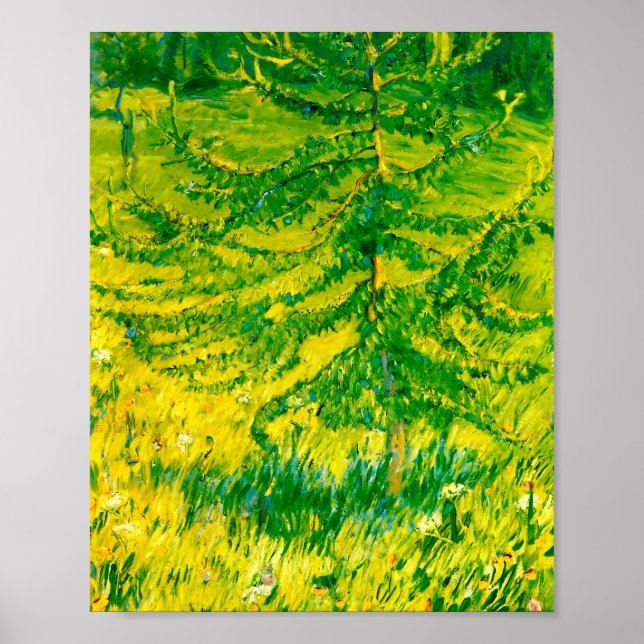 Arch träd-målning av Franz Marc Poster (Framsidan)