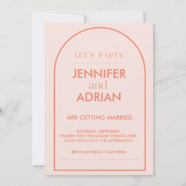 Arch Wedding-inbjudningar Inbjudningar
