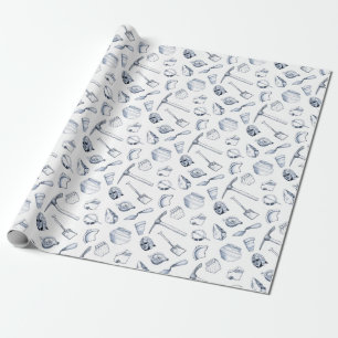 Archaeological fragment som slår in papper presentpapper