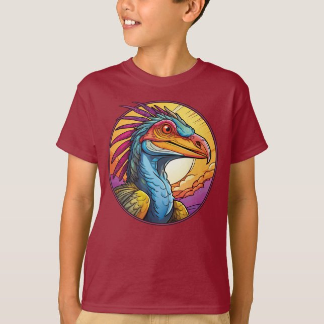 Archaeopteryx - Classic Dinosaur T-Shirt (Framsida)