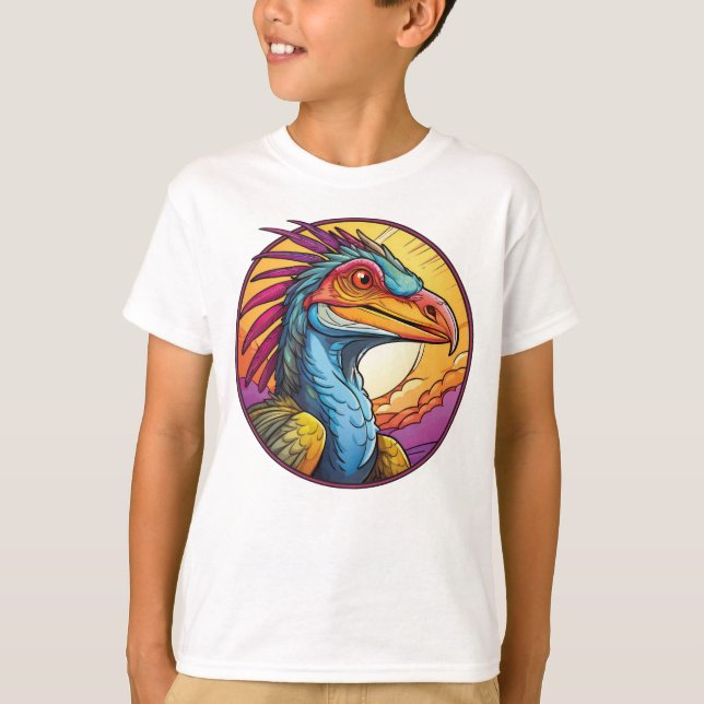 Archaeopteryx - Classic Dinosaur T-Shirt (Framsida)