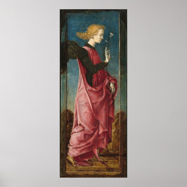Archangel Gabriel - Cosmè Tura Fine Art Poster (Framsidan)