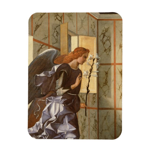 Archangel Gabriel från Annunciation dipty Magnet (Vertikal)