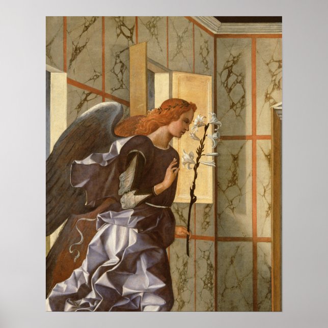 Archangel Gabriel från Annunciation dipty Poster (Framsidan)