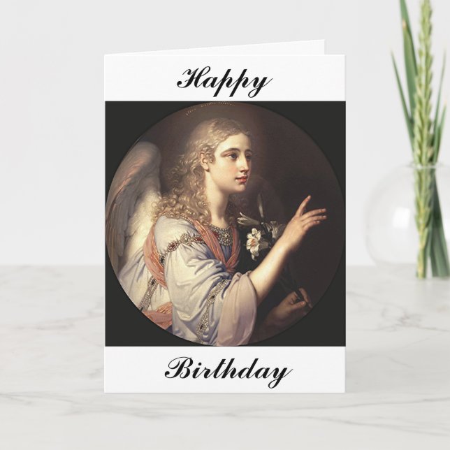 Archangel Gabriel från Annunciation Kort (Framsida)