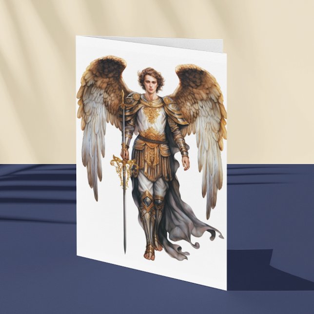 Archangel Gabriel Heliga Patron Saint Communicatio Kort (Skapare uppladdad)