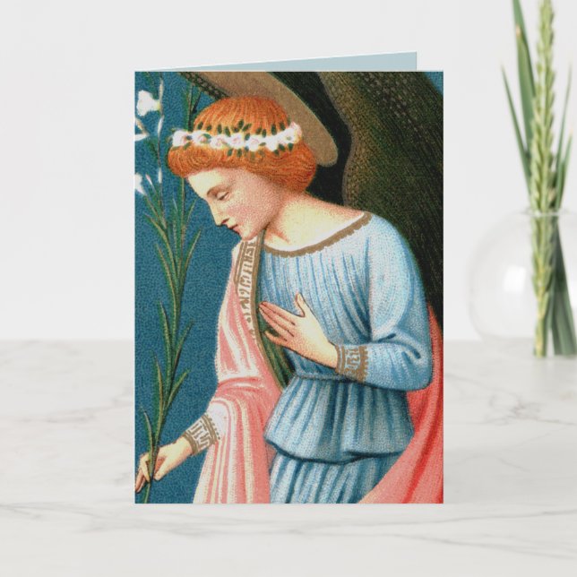 Archangel Gabriel, Lippi's Annunciation (detaljer) Kort (Framsida)