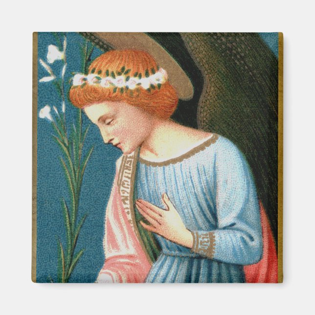 Archangel Gabriel, Lippi's Annunciation (detaljer) Magnet (Framsidan)