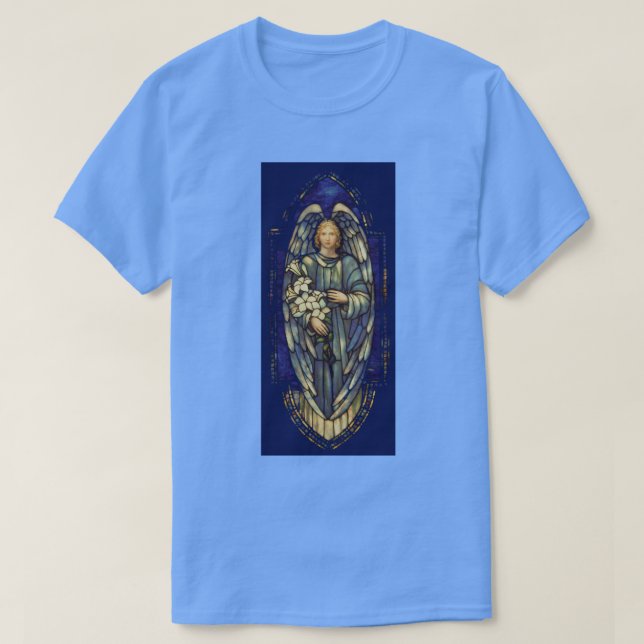 Archangel Gabriel med lilies T Shirt (Design framsida)
