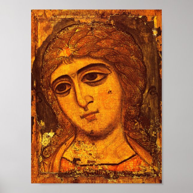 Archangel Gabriel Old Russian Angel Icon Byzantine Poster (Framsidan)