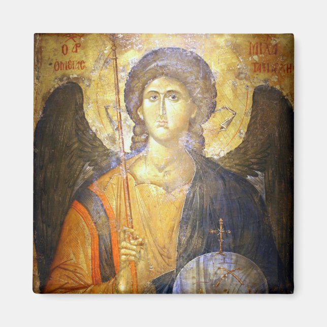 Archangel Gabriel Orthodox Christian Icon Magnet (Framsidan)
