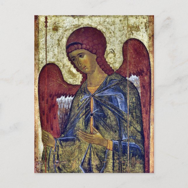 Archangel Gabriel Orthodox Christian Icon Vykort (Framsida)