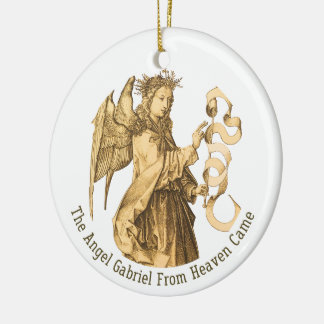 Archangel Gabriel Personlig Art Julgransprydnad Keramik