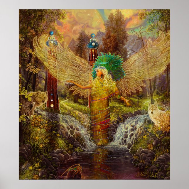 Archangel Haniel Poster (Framsidan)