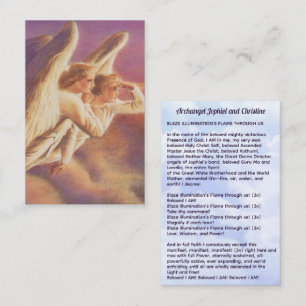 Archangel Jophiel och Christine Visitkort