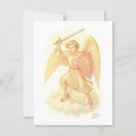 Archangel med Sword Vykort