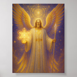 Archangel Metatron - Guardian of Helig Wisdom Poster