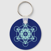 Archangel Metatron Helig Geometry Keychain