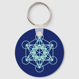Archangel Metatron Helig Geometry Keychain Nyckelring