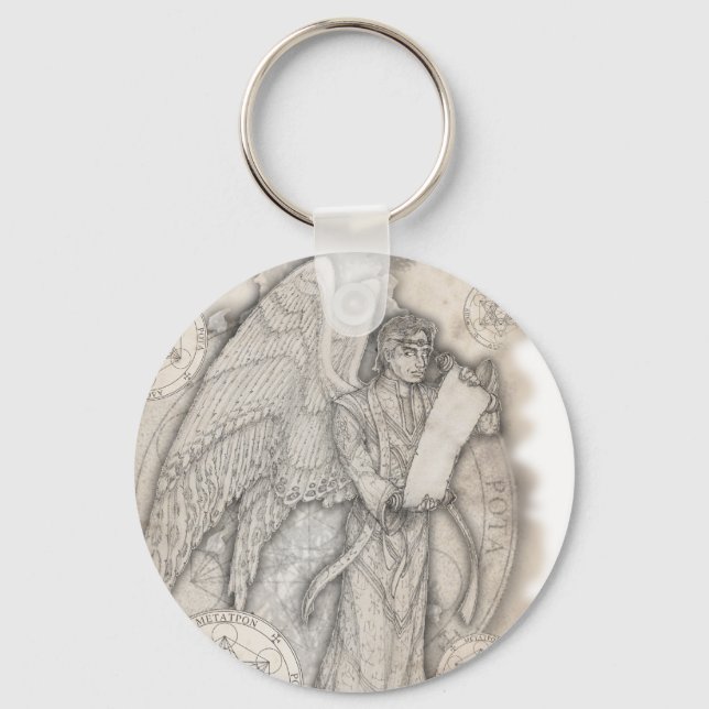 Archangel Metatron Keychain Nyckelring (Framsida)