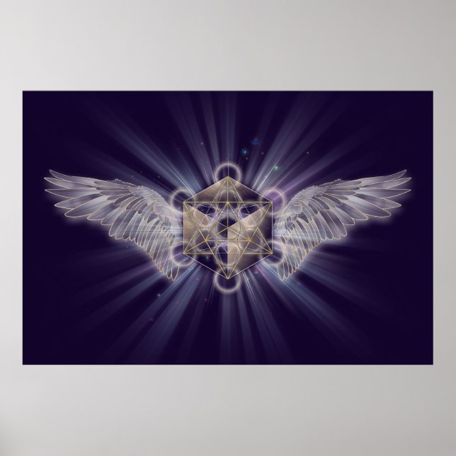 Archangel Metatron - Metatrons kub Poster (Framsidan)