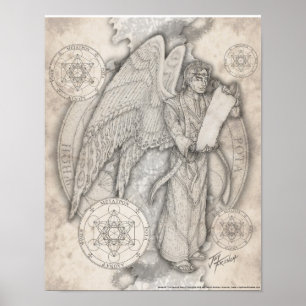 Archangel Metatron Skriv ut Poster