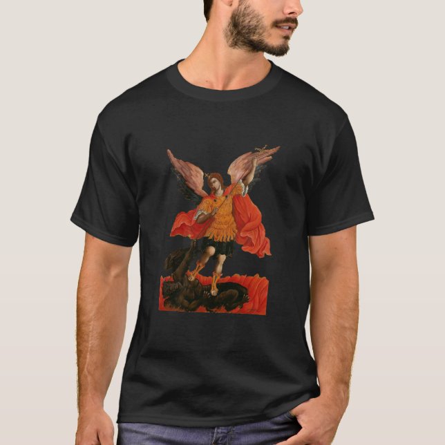 Archangel Michael 3 T Shirt (Framsida)