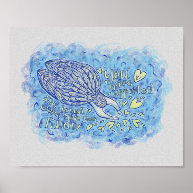 Archangel Michael Anpassningsbar Poster Art Print (Framsidan)