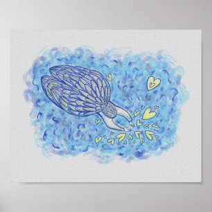 Archangel Michael Anpassningsbar Poster Art Print