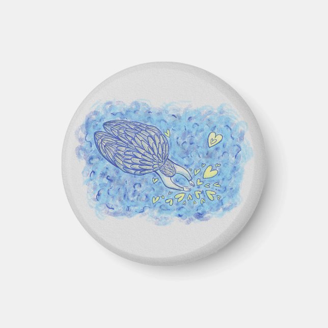 Archangel Michael Art Anpassningsbar Fridge Magnet (Framsidan)