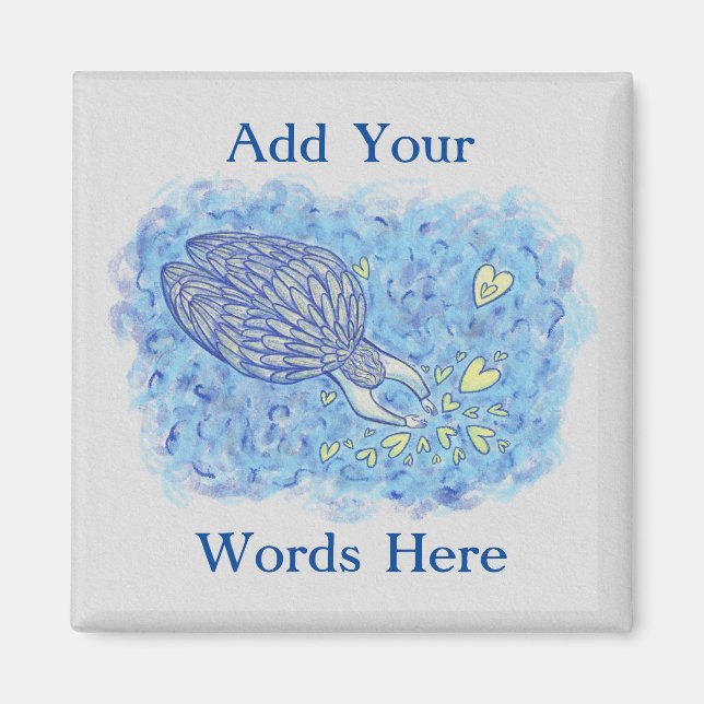 Archangel Michael Art Anpassningsbar Fridge Magnet (Framsidan)