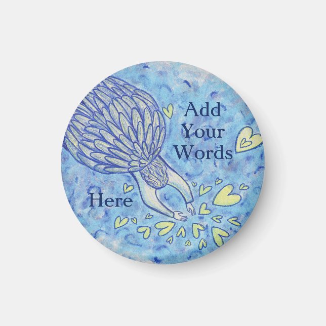 Archangel Michael Art Anpassningsbar Fridge Magnet (Framsidan)